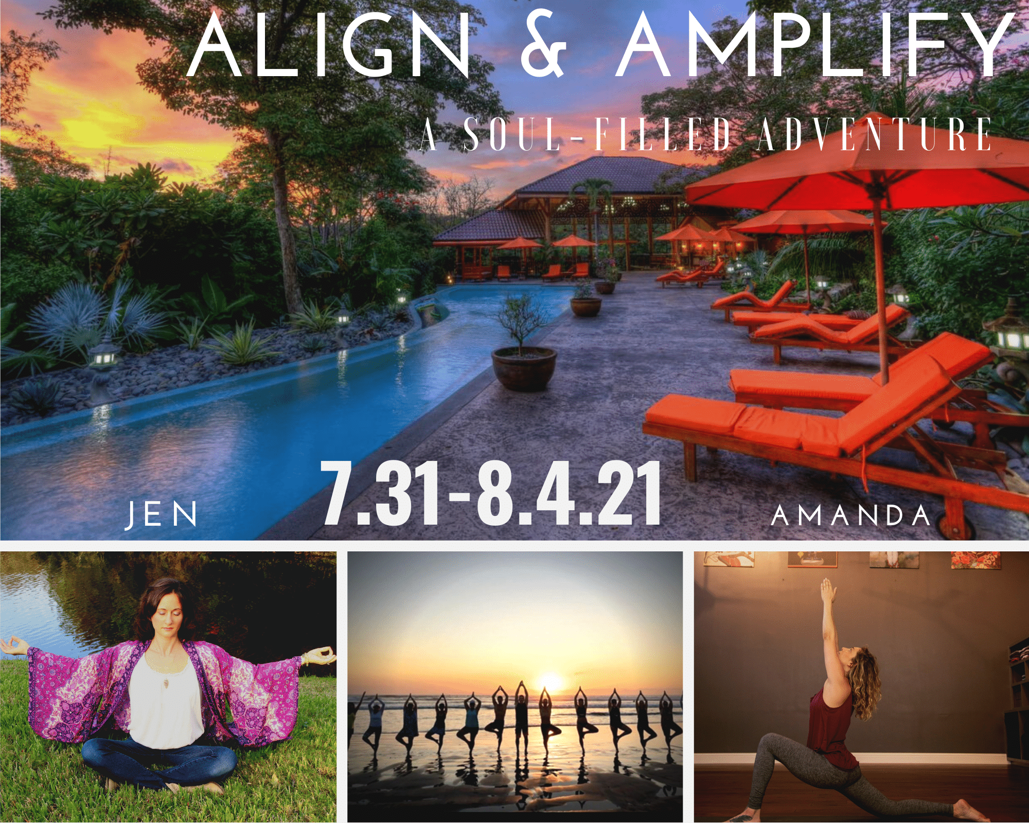 Yoga Retreat with Amanda Riker and Jen Mons